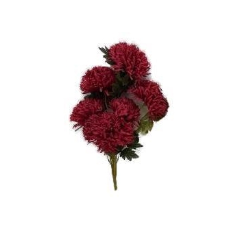 Bukiet 7 chryzantem A5331 (bordowy)